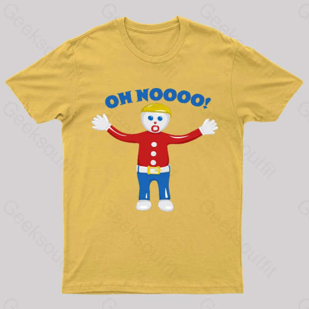 Mr Bill Geek T-Shirt Yellow / S