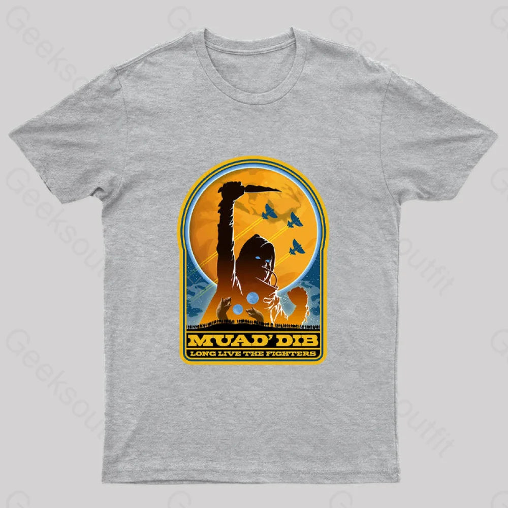 Muad’ Dib Nerd T-Shirt Grey / S