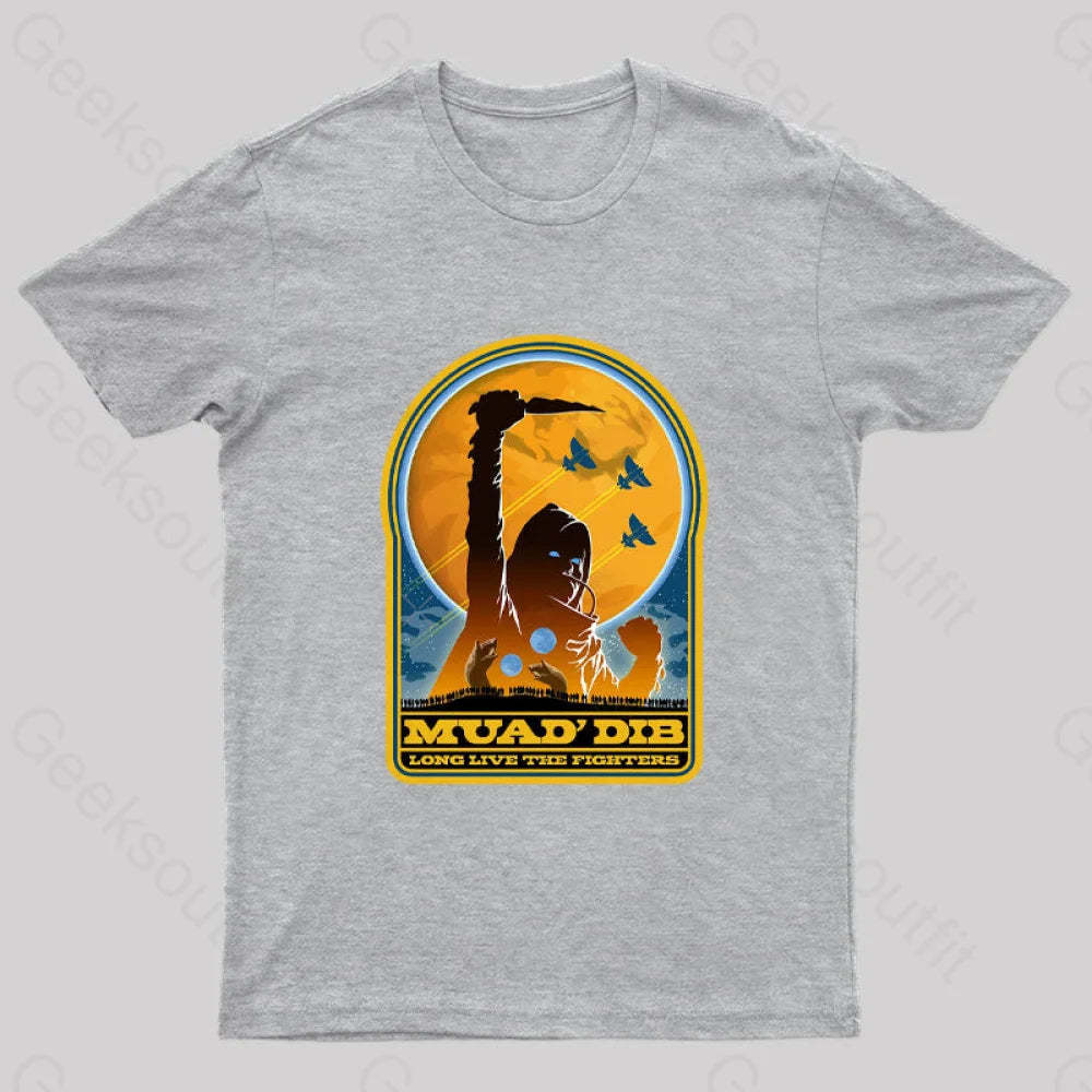 Muad’ Dib Nerd T-Shirt Grey / S