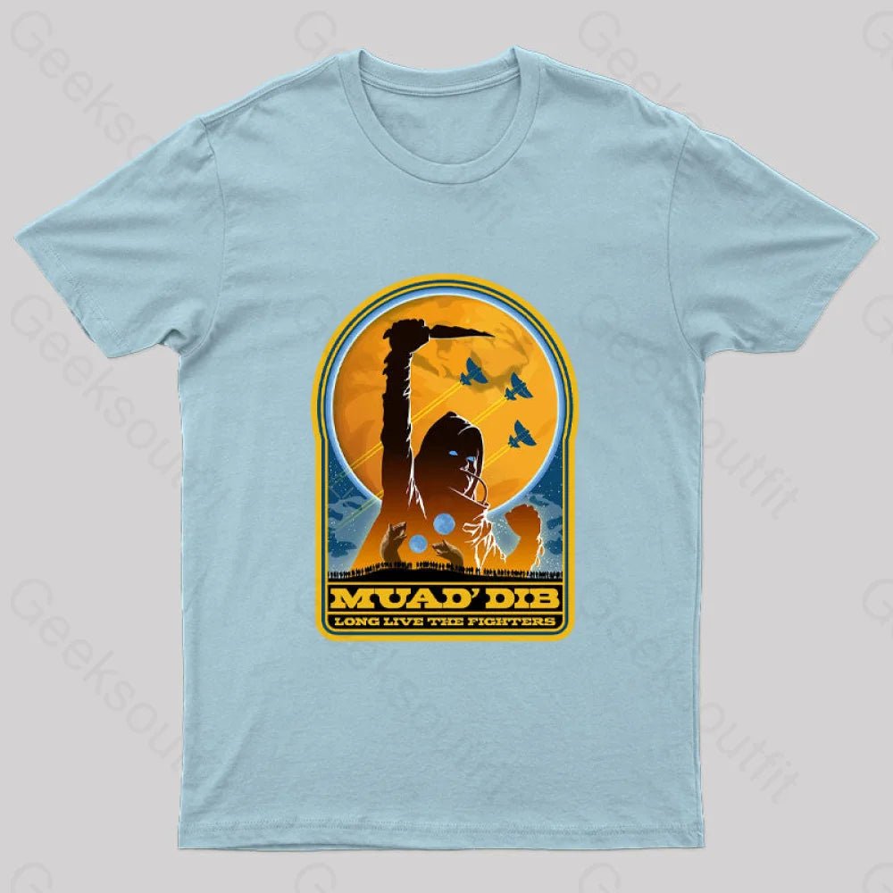 Muad’ Dib Nerd T-Shirt Light Blue / S