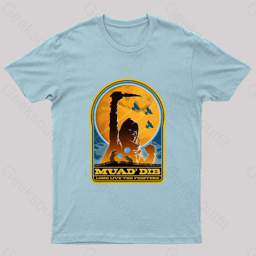 Muad’ Dib Nerd T-Shirt Light Blue / S