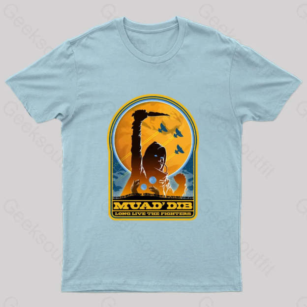 Muad’ Dib Nerd T-Shirt Light Blue / S