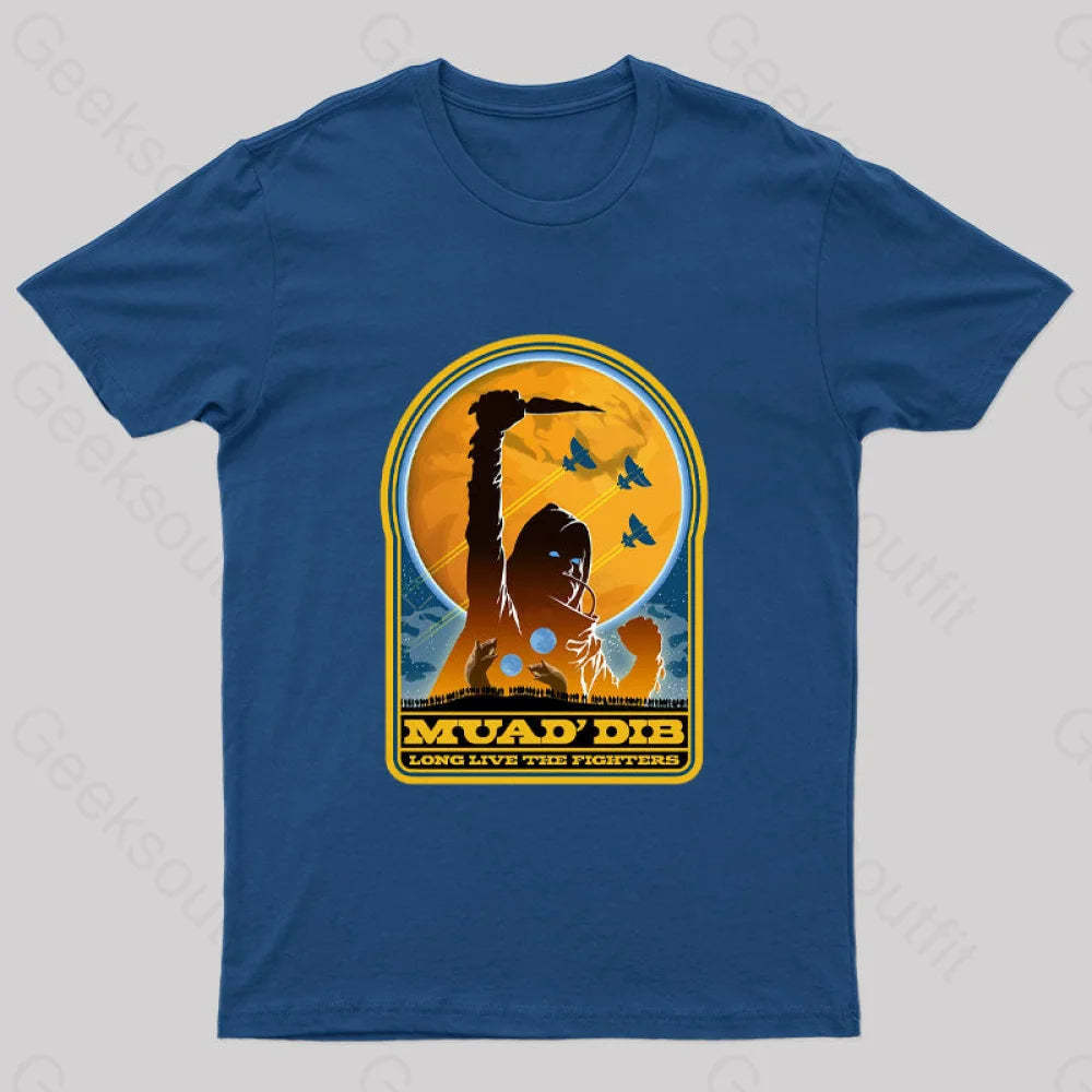 Muad’ Dib Nerd T-Shirt Navy / S