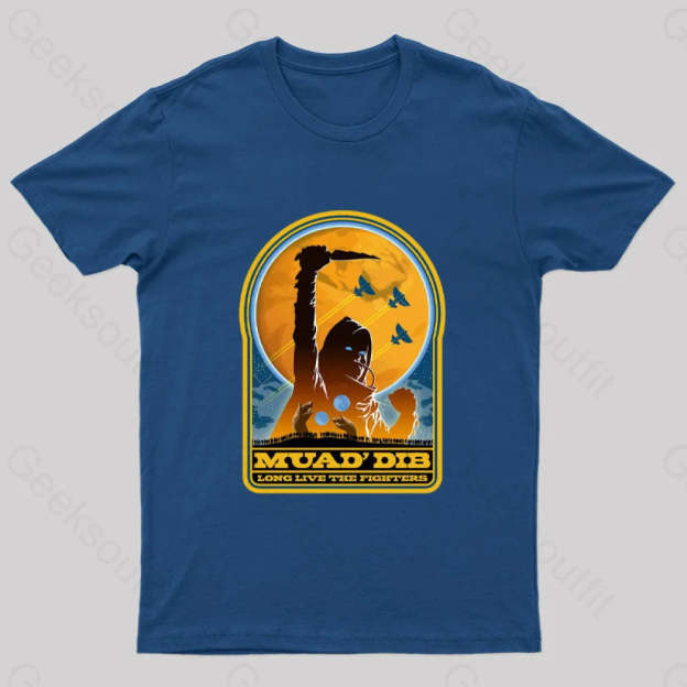 Muad’ Dib Nerd T-Shirt Navy / S