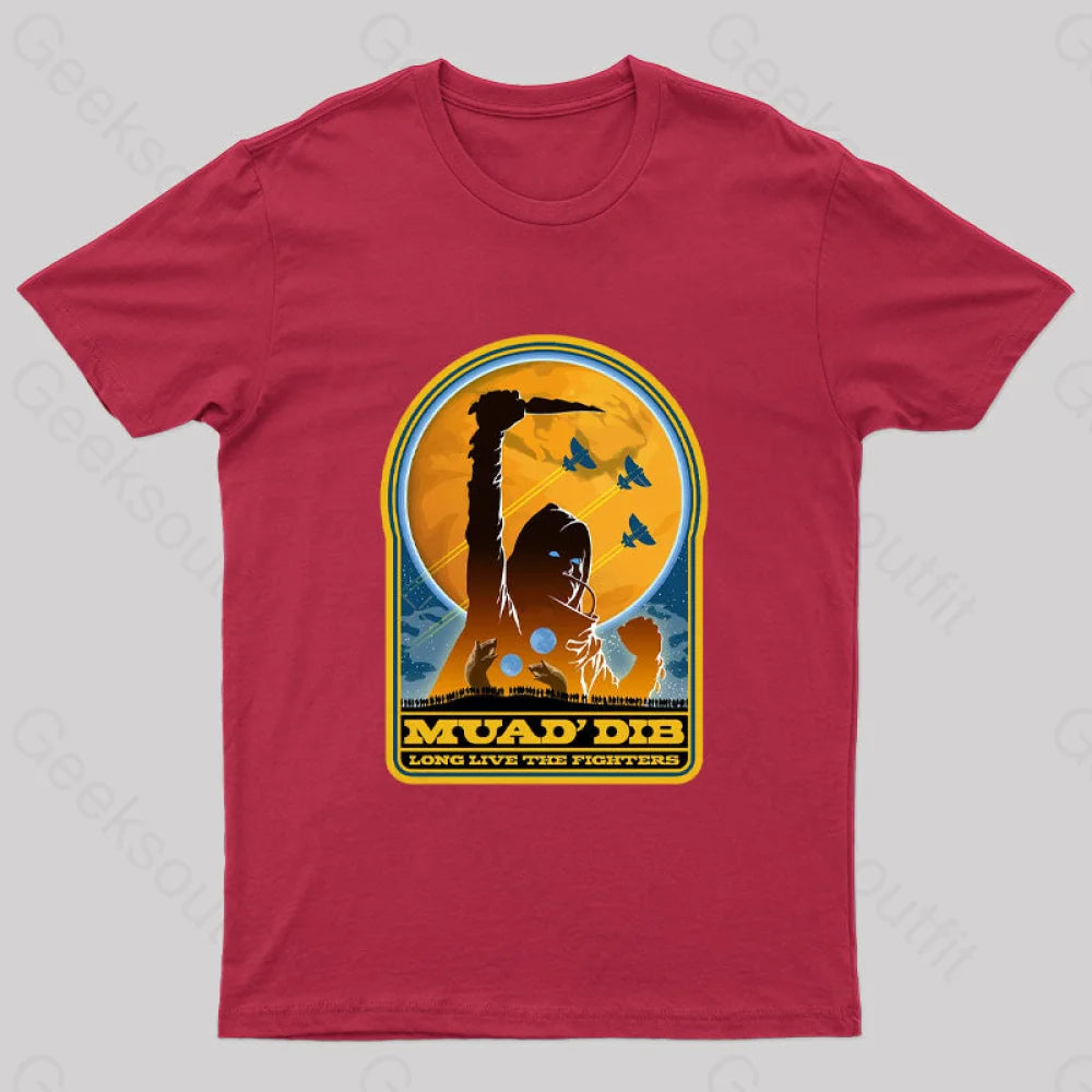Muad’ Dib Nerd T-Shirt Red / S