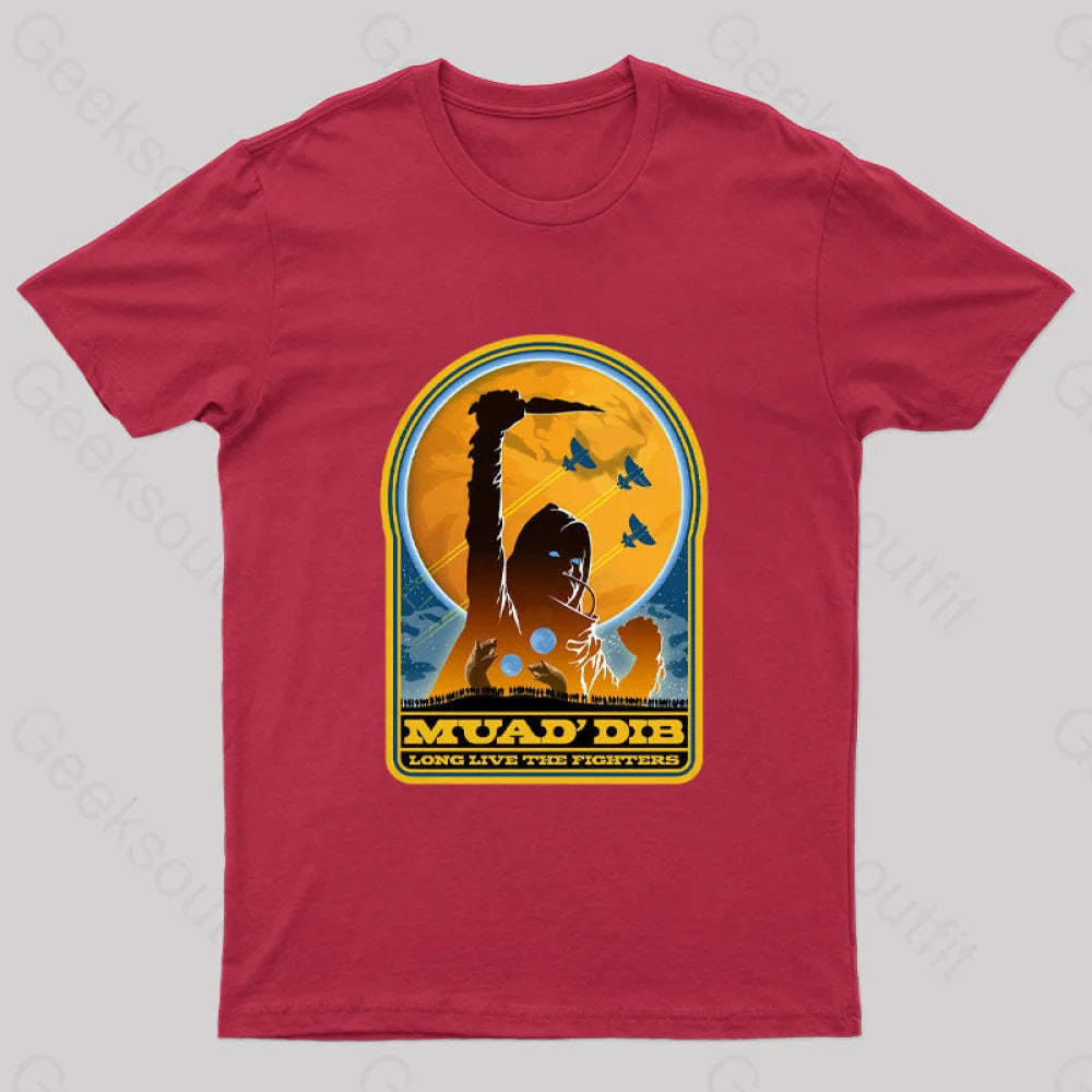 Muad’ Dib Nerd T-Shirt Red / S