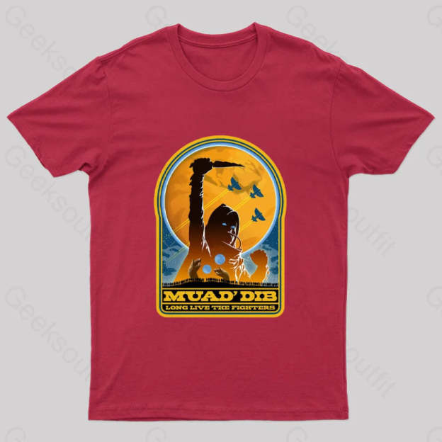 Muad’ Dib Nerd T-Shirt Red / S