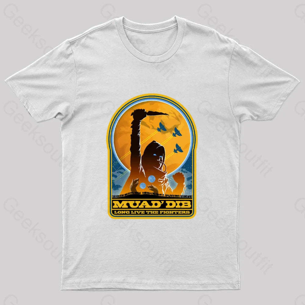 Muad’ Dib Nerd T-Shirt White / S