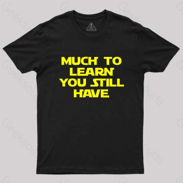 Much To Learn T-Shirt Black / S