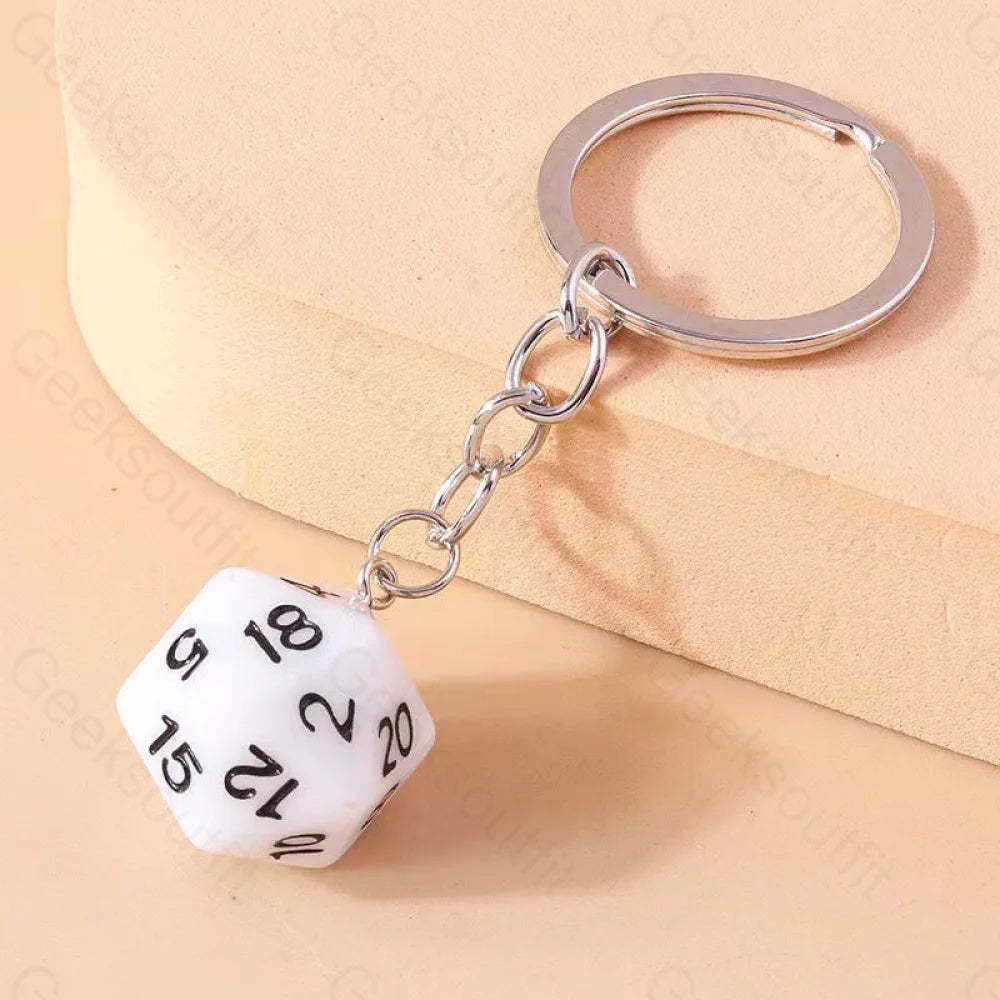 Multi-Sided Dice Keychain 2