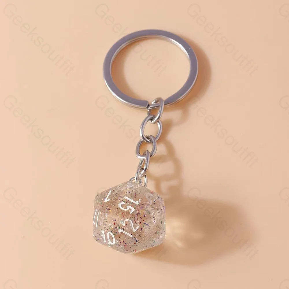 Multi-Sided Dice Keychain 5