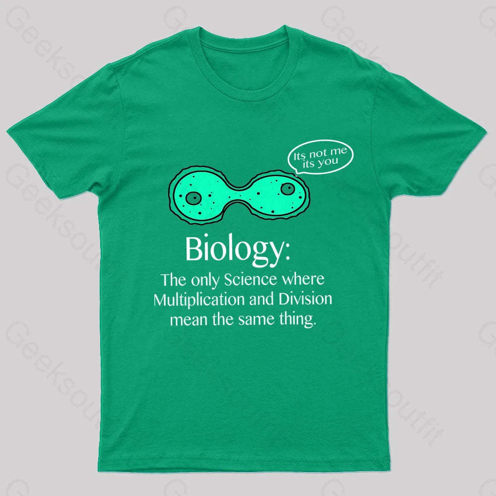 Multiplication And Division Mean The Same Thing Geek T-Shirt Green / S