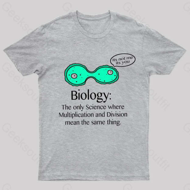Multiplication And Division Mean The Same Thing Geek T-Shirt Grey / S