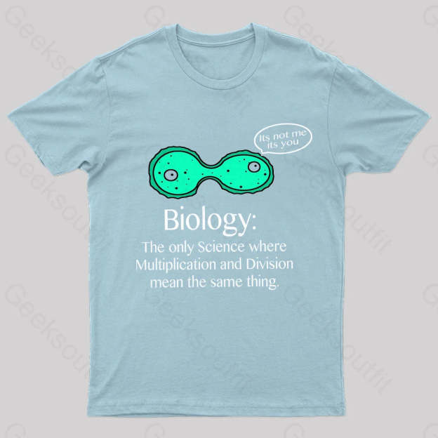 Multiplication And Division Mean The Same Thing Geek T-Shirt Light Blue / S