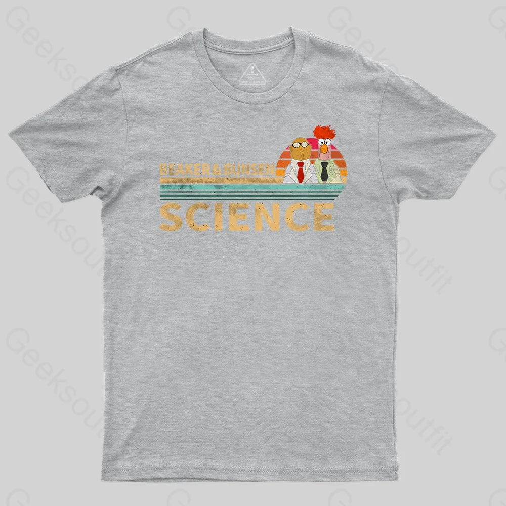 Muppets Science Bunsen And Beaker Cool Geek Science T-shirt