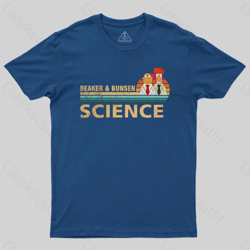 Muppets Science Bunsen And Beaker Cool Geek Science T-shirt