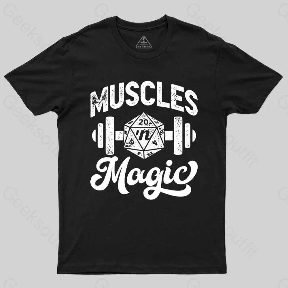 Muscles ’N Magic T-Shirt Black / S