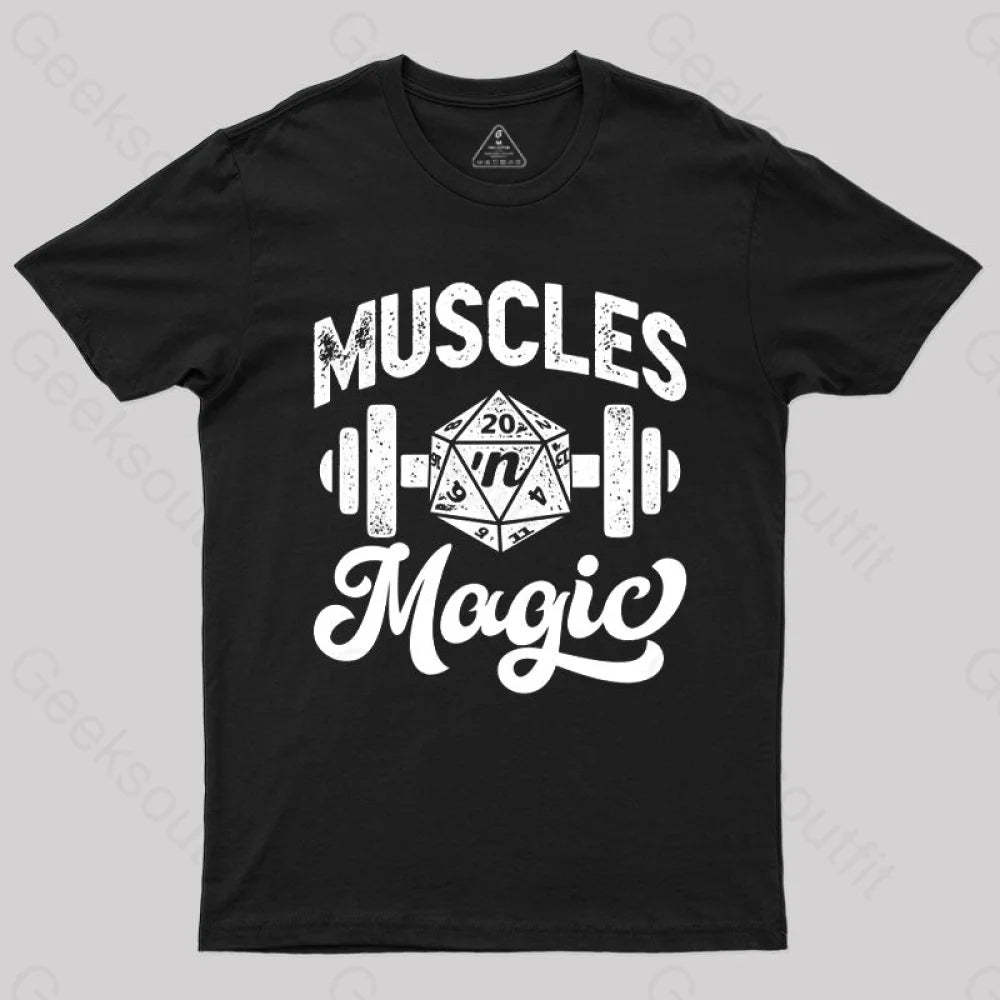 Muscles ’N Magic T-Shirt Black / S