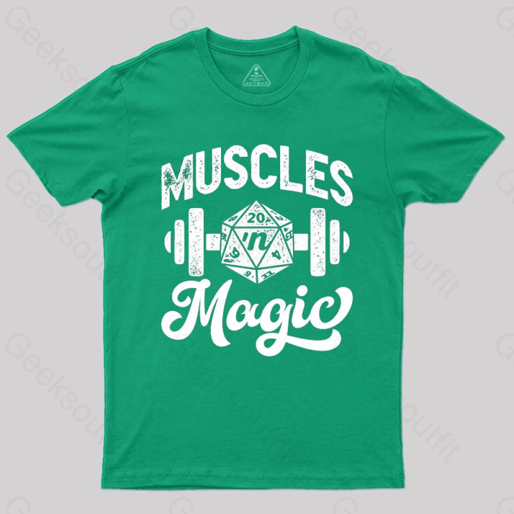 Muscles ’N Magic T-Shirt Green / S