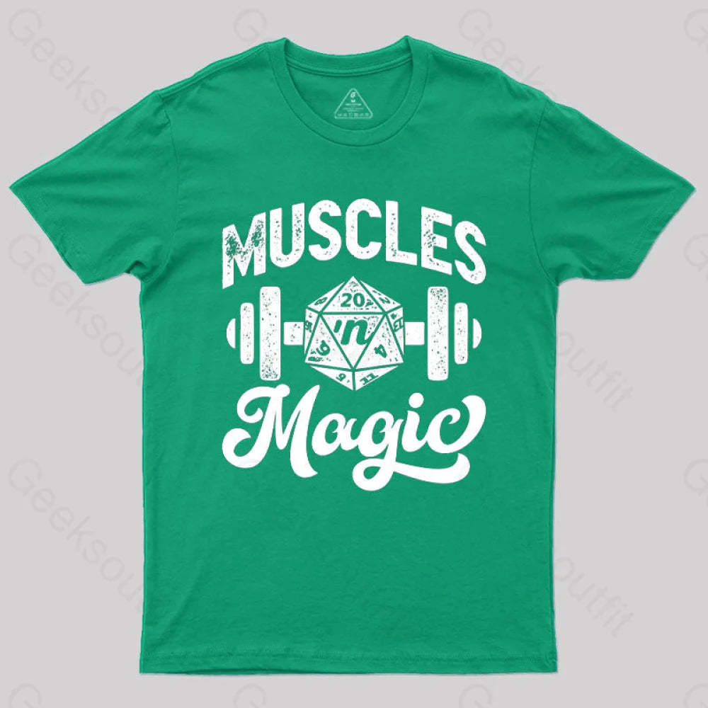 Muscles ’N Magic T-Shirt Green / S