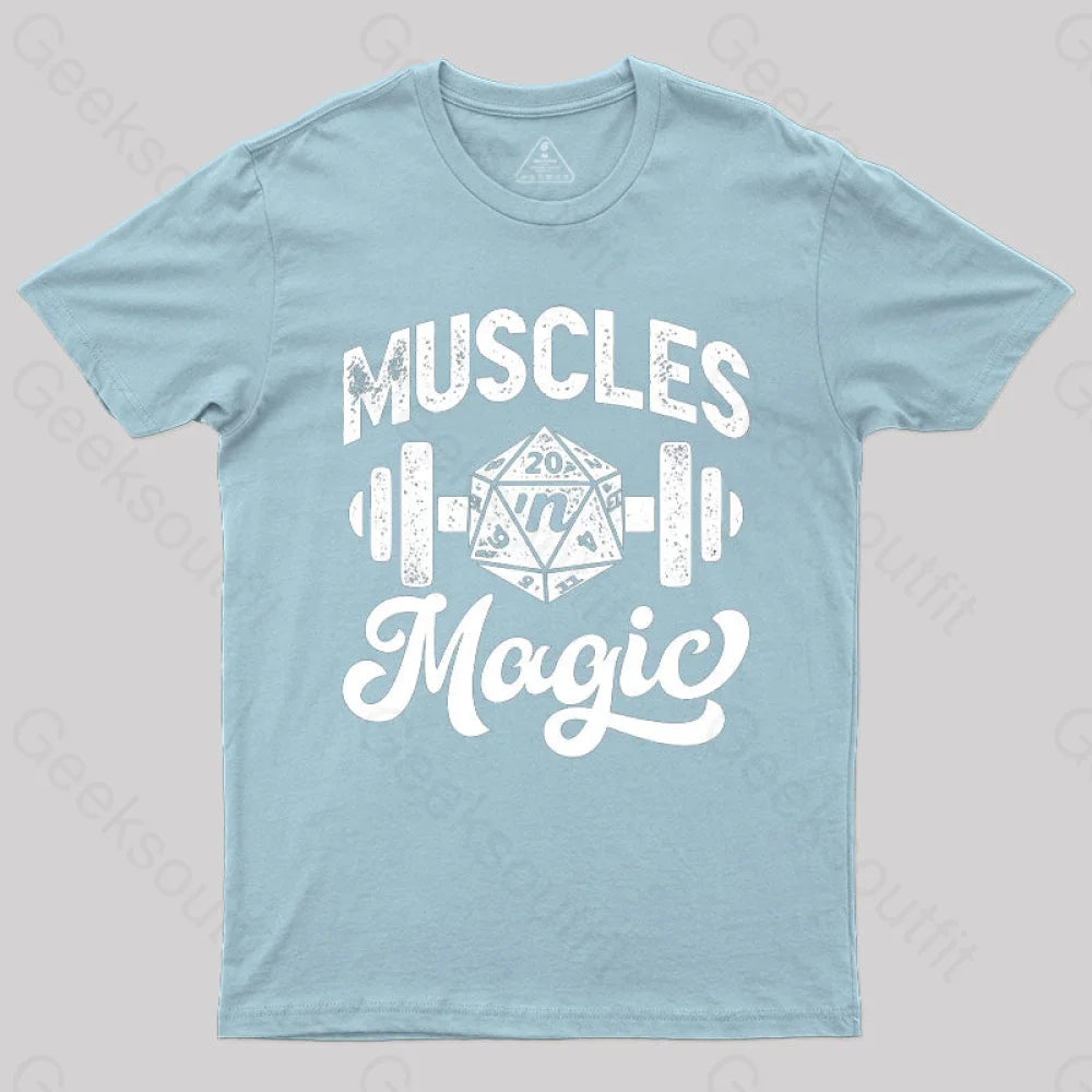 Muscles ’N Magic T-Shirt Light Blue / S