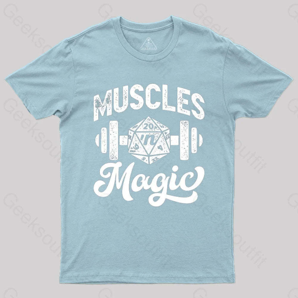 Muscles ’N Magic T-Shirt Light Blue / S