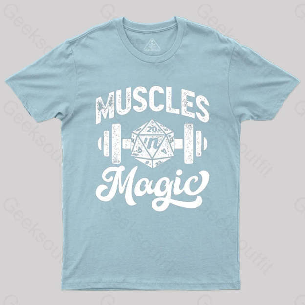 Muscles ’N Magic T-Shirt Light Blue / S