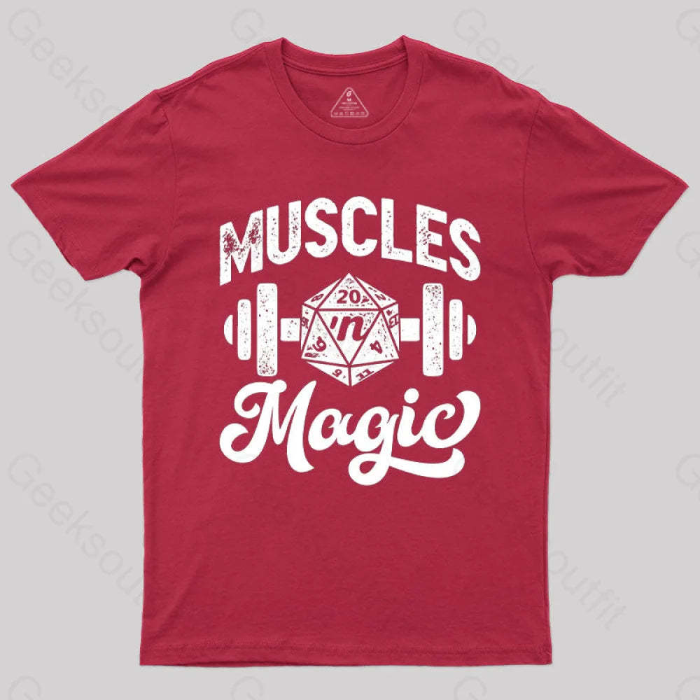 Muscles ’N Magic T-Shirt Red / S