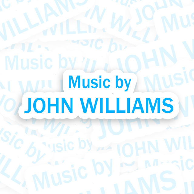 Music by John Williams Geek Sticker