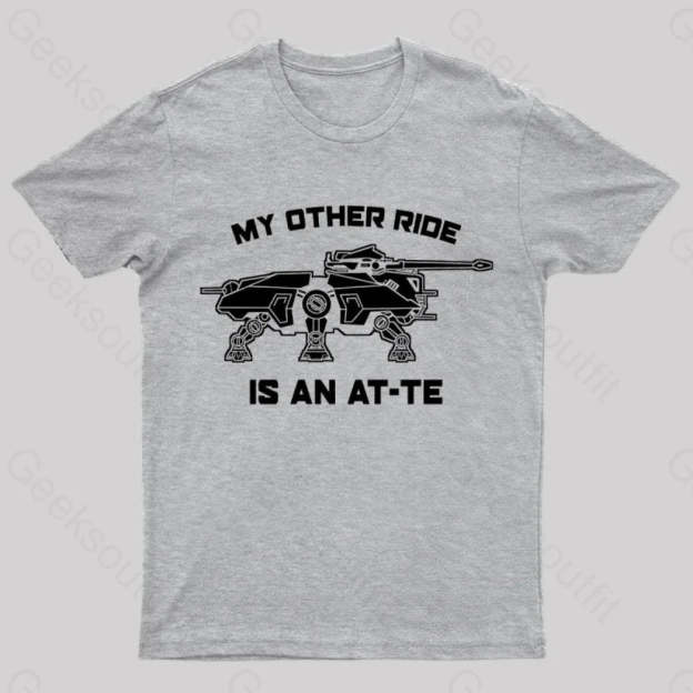 My Other Ride Is An Imperial Walker Geek T-Shirt Grey / S