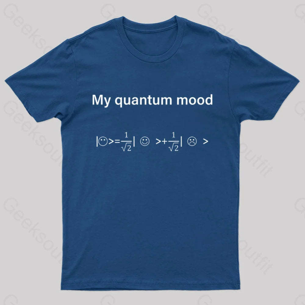 My Quantum Mood Geek T-Shirt Navy / S