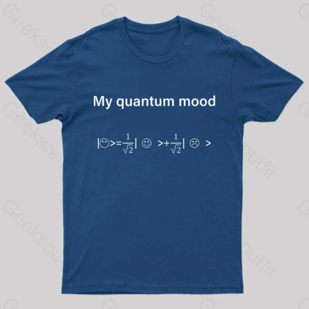 My Quantum Mood Geek T-Shirt Navy / S