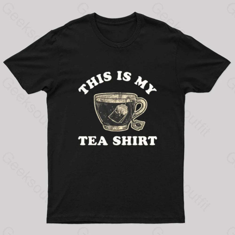 My Tea Shirt Nerd T-Shirt Black / S