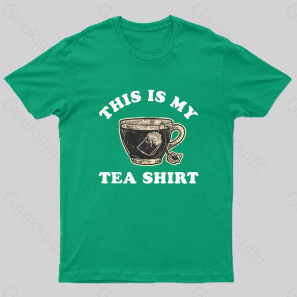 My Tea Shirt Nerd T-Shirt Green / S