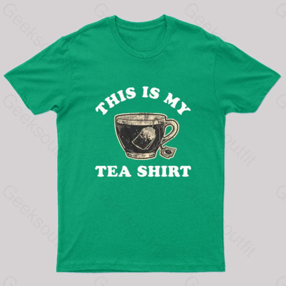 My Tea Shirt Nerd T-Shirt Green / S