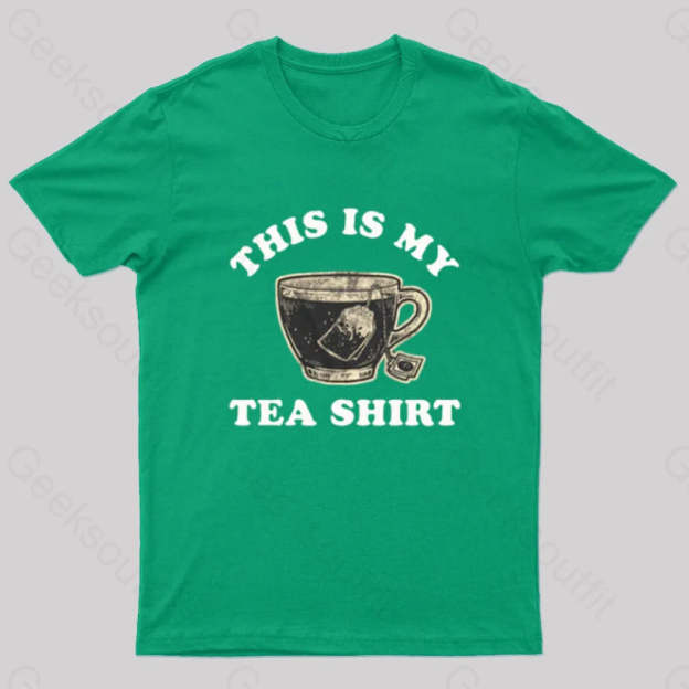 My Tea Shirt Nerd T-Shirt Green / S