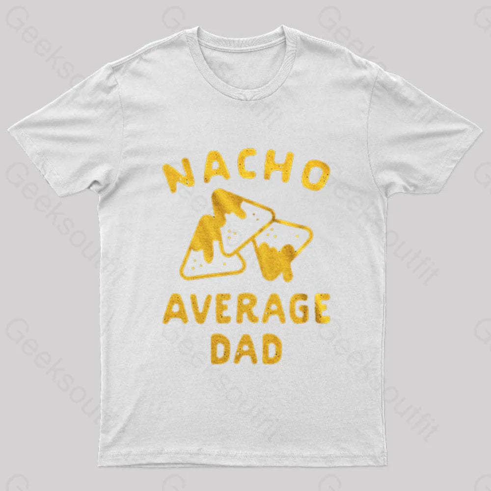 Nacho Average Uncle Nerd T-Shirt White / S
