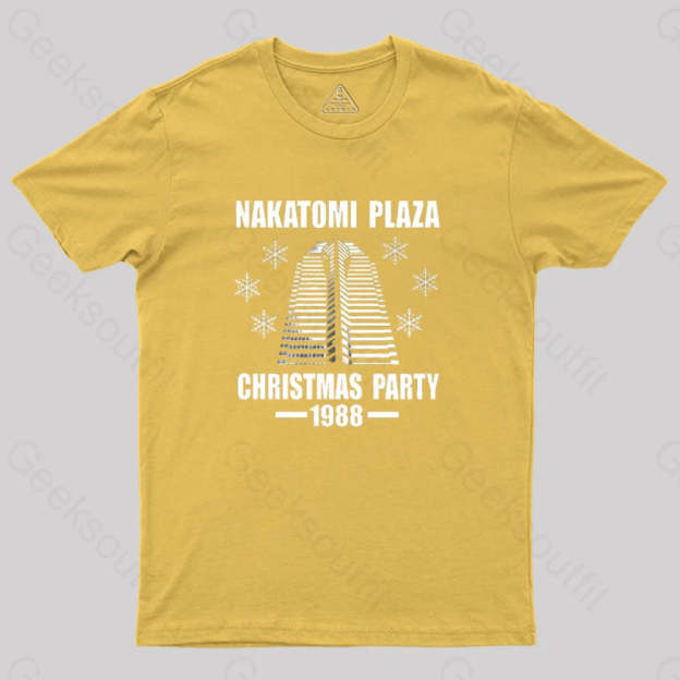 Nakatomi Plaza Christmas Party 1988 Geek T-Shirt Yellow / S