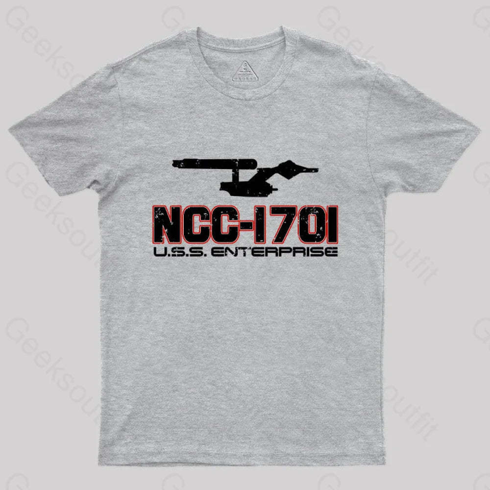 Ncc-1701 T-Shirt Grey / S Yc