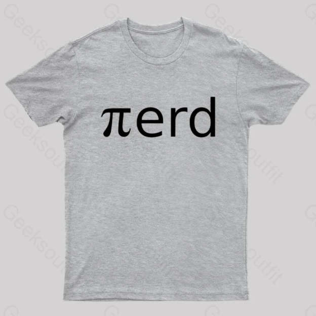 Nerd Pi Geek T-Shirt Grey / S