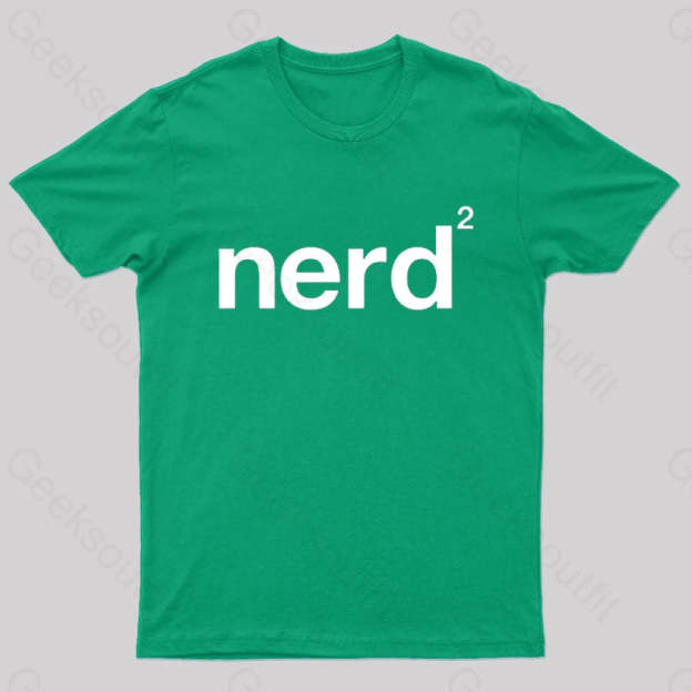 Nerd Squared Geek T-Shirt Green / S