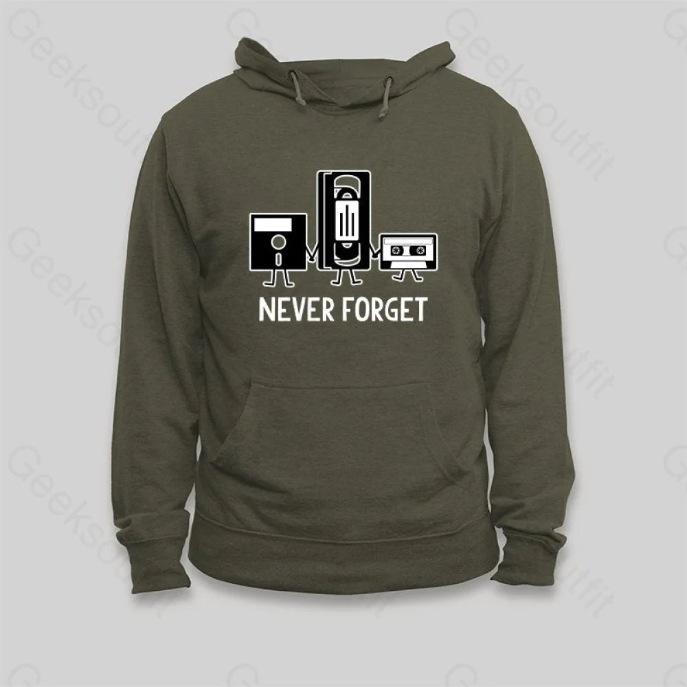 Never Forget Hoodie - Geeksoutfit