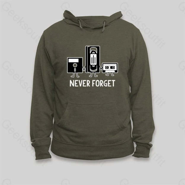 Never Forget Hoodie - Geeksoutfit