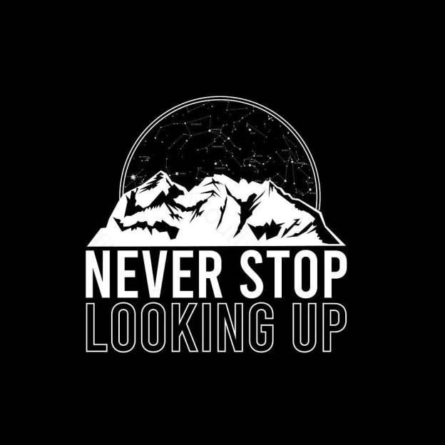 Never Stop Looking Up Geek T-Shirt