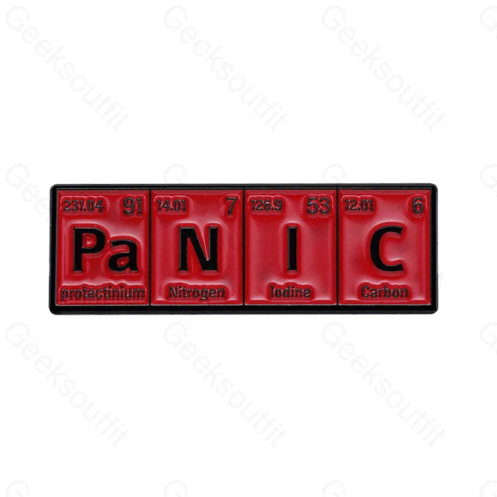New Chemical Element Letters Pins Xz9286