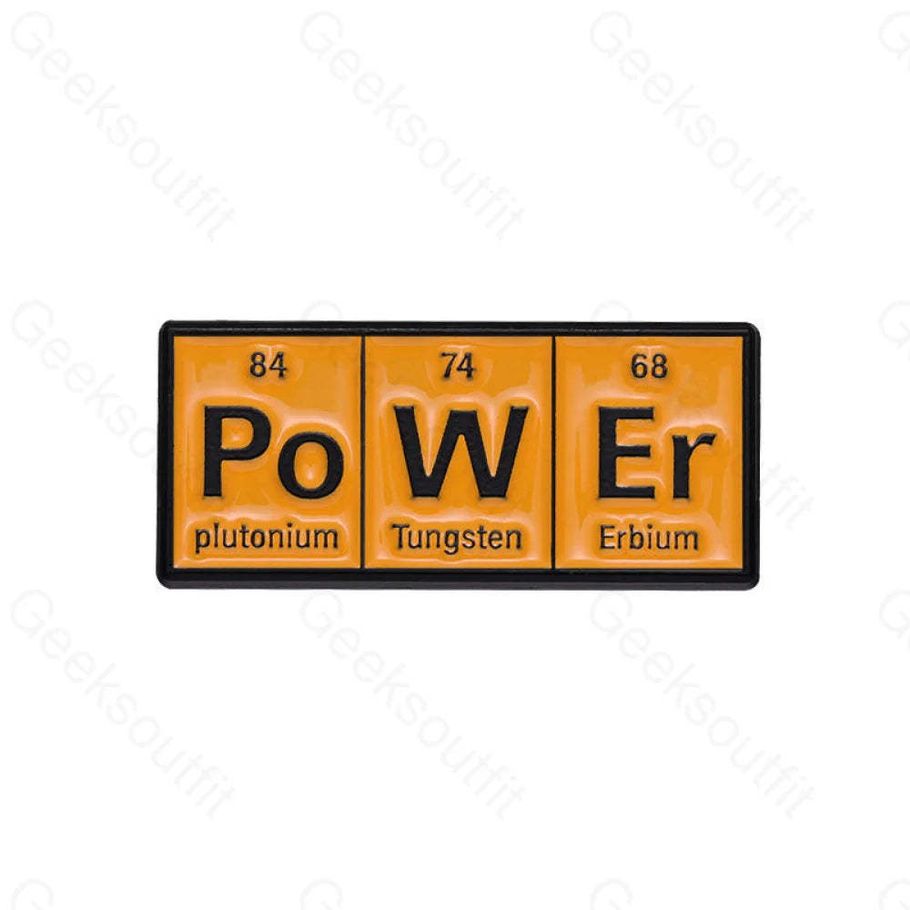 New Chemical Element Letters Pins Xz9288