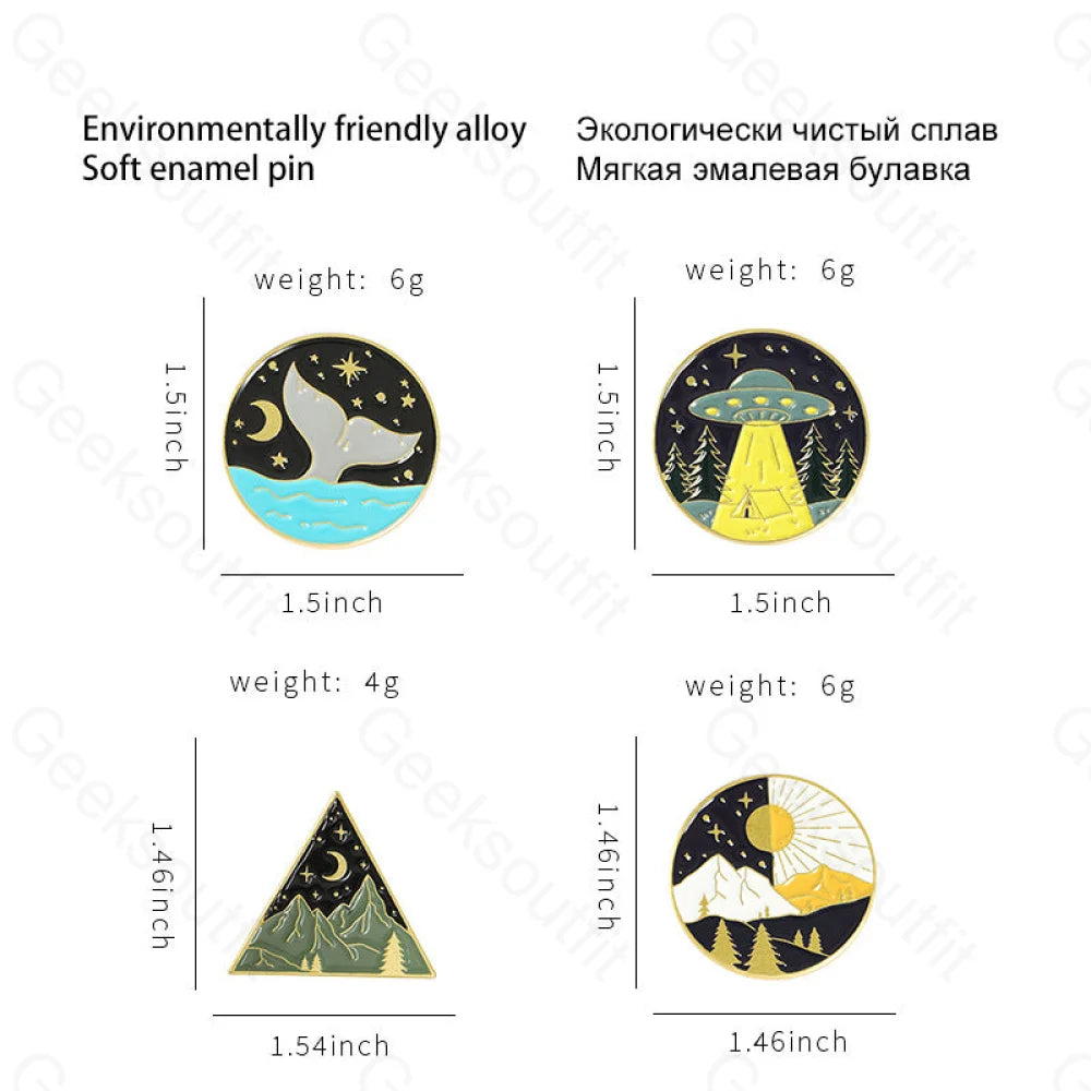New Planet Series Pins