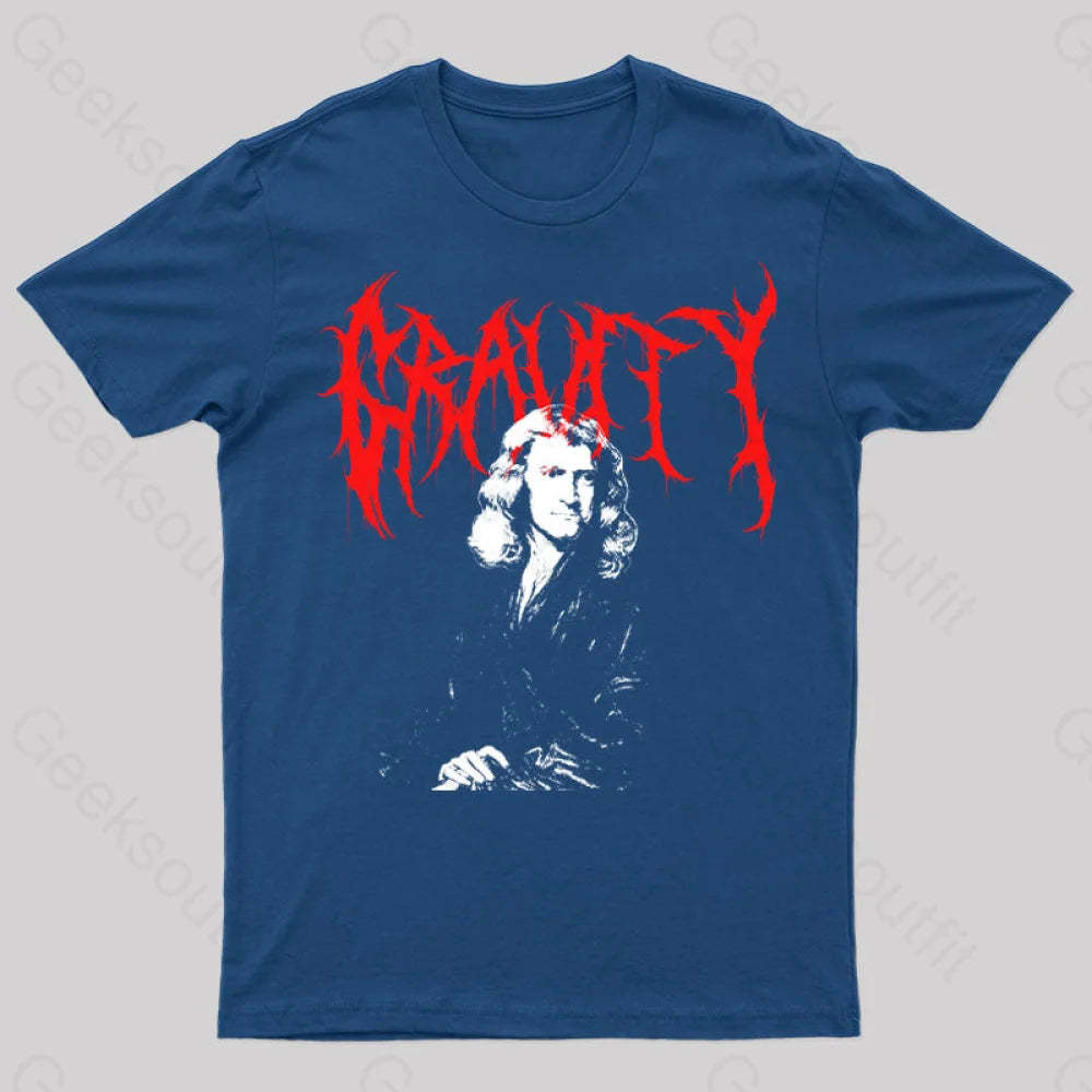 Newton Black Metal Geek T-Shirt Navy / S