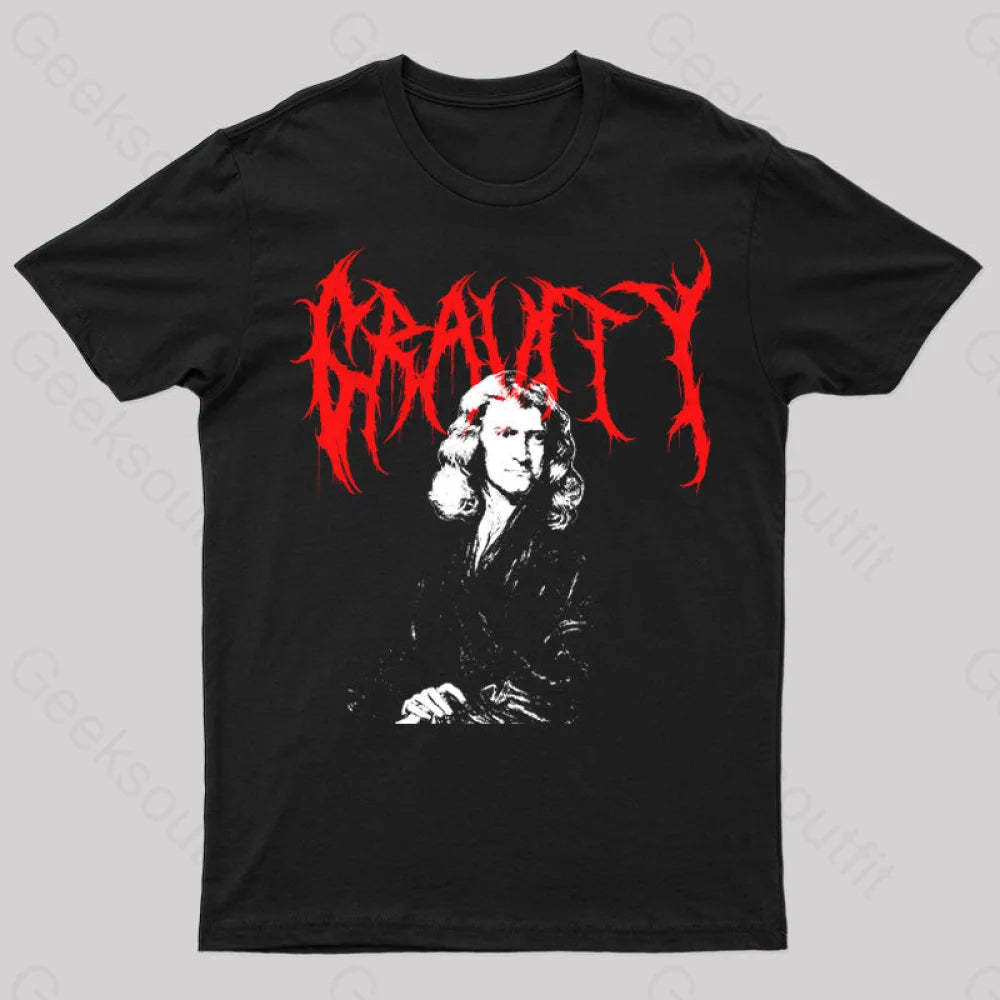 Newton Black Metal Geek T-Shirt / S