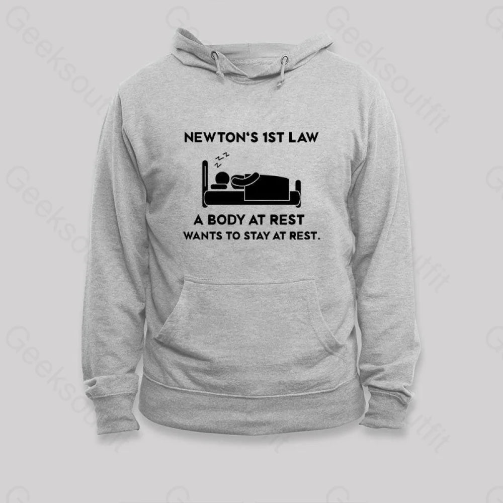 Newton¡¯s First Law Hoodie Grey / S